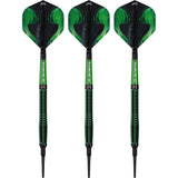 Mission Venom Darts - Soft Tip - 90% Tungsten - Black & Green Electro - view 2