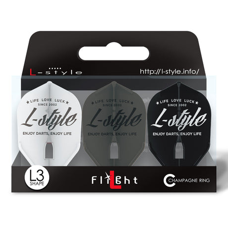 L-Style Vintage Logo PRO Dart Flights L3 Shape - view 5