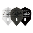 L-Style Vintage Logo PRO Dart Flights L3 Shape