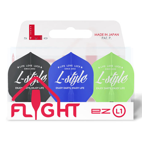 L-Style Vintage Logo Type A EZ Dart Flights Mix L1 Standard - view 2