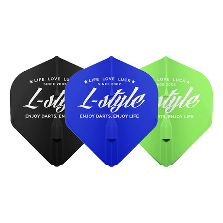 L-Style Vintage Logo Type A EZ Dart Flights Mix L1 Standard