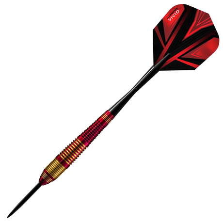 Harrows Vivid Red Brass Steel Tip Darts - view 4