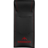 Mission Sport 8 Darts Case - Black Bar Wallet with Trim - view 2