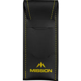 Mission Sport 8 Darts Case - Black Bar Wallet with Trim - view 5