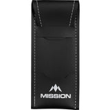 Mission Sport 8 Darts Case - Black Bar Wallet with Trim - view 9