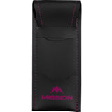 Mission Sport 8 Darts Case - Black Bar Wallet with Trim - view 4