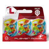 L-Style Wayne Mardle Type A EZ Dart Flights Clear White L1 Standard - view 3