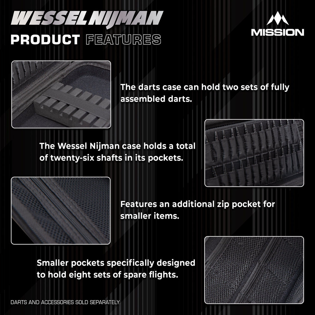 Mission Darts Players- EVA Dart Case - Wessel Nijman - view 4