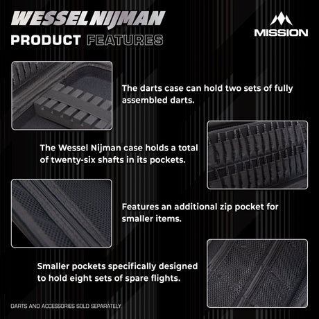 Mission Darts Players- EVA Dart Case - Wessel Nijman - view 4