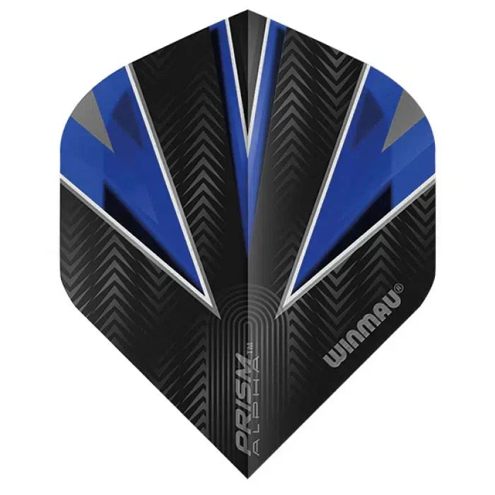 Winmau Prism Alpha Extra Thick Standard Black & Blue Flights