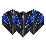 Winmau Prism Alpha Extra Thick Standard Black & Blue Flights