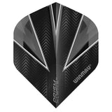 Winmau Prism Alpha Extra Thick Standard Black & Grey Flights