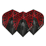 Winmau Prism Alpha Extra Thick Standard Black, Red Flights