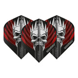 Winmau Prism Alpha Extra Thick Standard Black & Red & White Flights