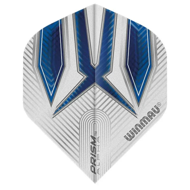 Winmau Prism Alpha Extra Thick Standard Blue & White Flights
