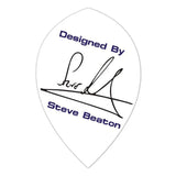 Winmau Specialist Players White Steve Beaton Dart Flights
