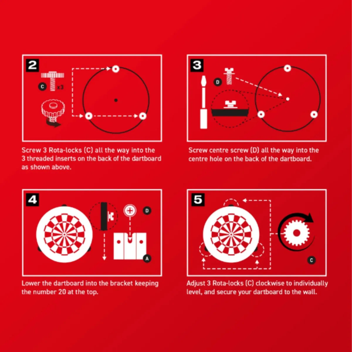 Winmau Blade X Fixing Kit