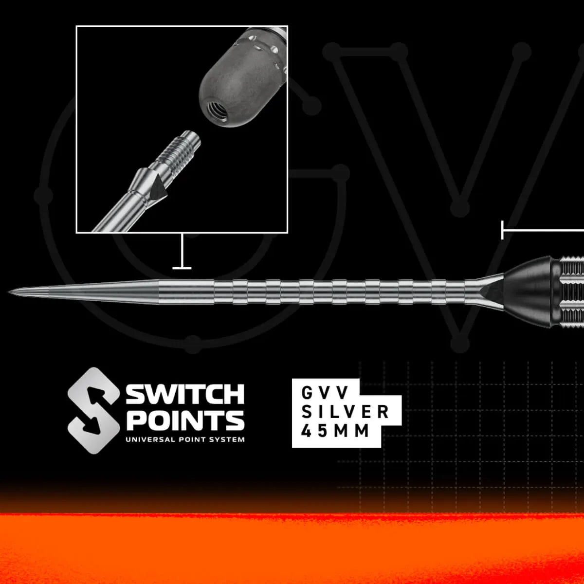 Winmau Gian van Veen TS-PRO SP 90% Tungsten Steel Tip Darts
