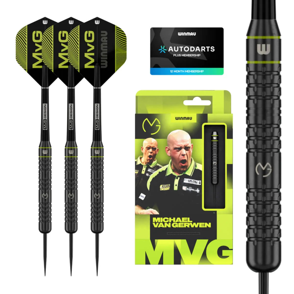 Winmau MvG Core Brass Steel Tip Darts