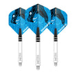 Peter Wright Snakebite Nitrotech & Hardcore Combo - White & Blue by Red Dragon - 3 Sets