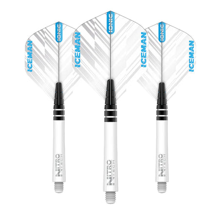Gerwyn Price Iceman Nitrotech & Hardcore Combo - White by Red Dragon - 3 Sets