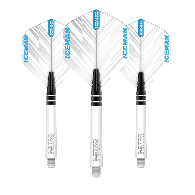 Gerwyn Price Iceman Nitrotech & Hardcore Combo - White by Red Dragon - 3 Sets