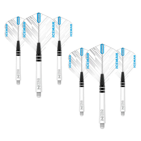 Gerwyn Price Iceman Nitrotech & Hardcore Combo - White by Red Dragon - 3 Sets - view 2