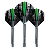 VRX Flight & Shaft Combo - Black & Green by Red Dragon - 4 Sets