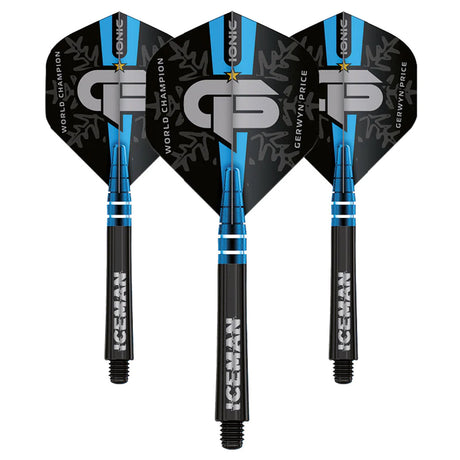 Gerwyn Price World Champion Nitro Ionic & Hardcore Combo Black by Red Dragon - 2 Sets