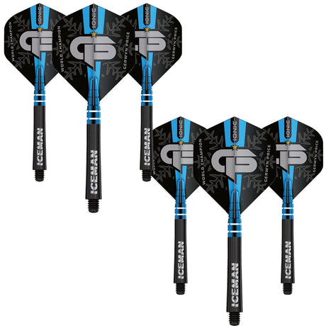 Gerwyn Price World Champion Nitro Ionic & Hardcore Combo Black by Red Dragon - 2 Sets - view 2
