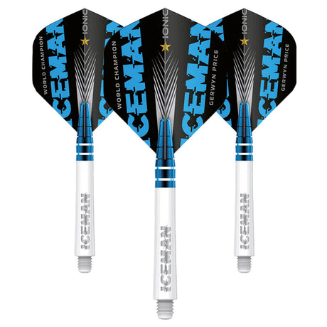 Gerwyn Price World Champion Nitro Ionic & Hardcore Combo White by Red Dragon - 2 Sets
