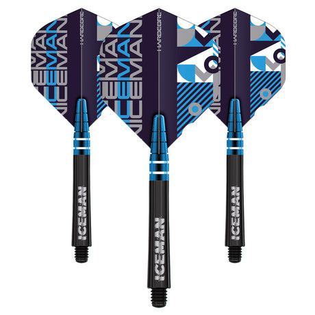 Gerwyn Price Nitro Ionic & Hardcore Combo - Black by Red Dragon - 2 Sets