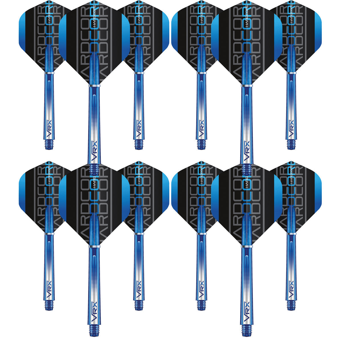 VRX Flight & Shaft Combo - Blue by Red Dragon - 4 Sets - view 2