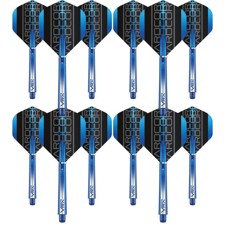 VRX Flight & Shaft Combo - Blue by Red Dragon - 4 Sets - view 2