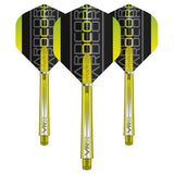VRX Flight & Shaft Combo - Yellow by Red Dragon - 4 Sets