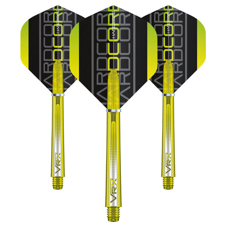 VRX Flight & Shaft Combo - Yellow by Red Dragon - 4 Sets