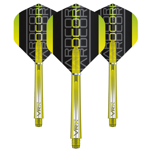 VRX Flight & Shaft Combo - Yellow by Red Dragon - 4 Sets