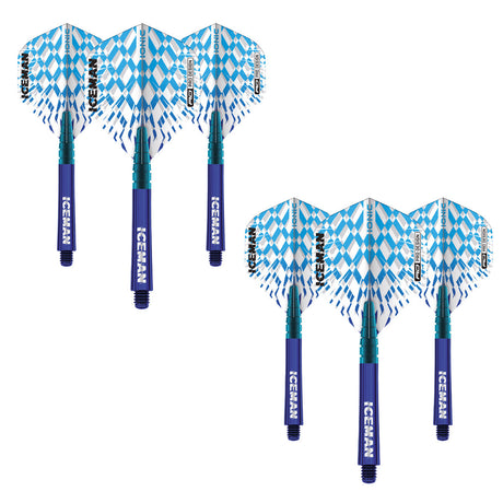 Gerwyn Price Iceman Nitrotech & Hardcore Combo - Blue by Red Dragon - 2 Sets - view 2