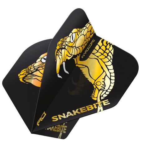 3 x Sets Hardcore Snakebite Flight Pack Standard Dart Flights by Red Dragon - view 6
