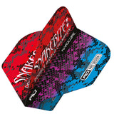 3 x Sets Hardcore Snakebite Flight Pack Standard Dart Flights by Red Dragon - view 7