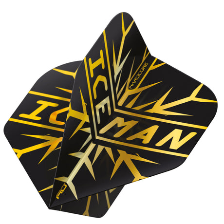 3 x Sets Hardcore Iceman Flight Pack Standard Dart Flights by Red Dragon - view 6