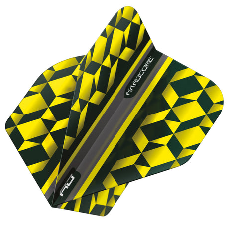 3 x Sets Hardcore Radical Selection Pack Standard Dart Flights by Red Dragon - view 5