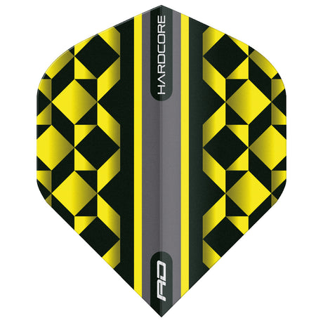 3 x Sets Hardcore Radical Selection Pack Standard Dart Flights by Red Dragon - view 2