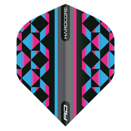 3 x Sets Hardcore Radical Selection Pack Standard Dart Flights by Red Dragon - view 3