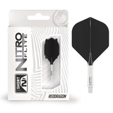 Nitro Flite Integrated Flight & Shaft White & Black No2 by Red Dragon - view 4