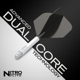 Nitro Flite Integrated Flight & Shaft White & Black No2 by Red Dragon - view 16