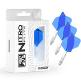 Nitro Flite Integrated Flight & Shaft White & Blue No2 by Red Dragon - view 3