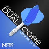 Nitro Flite Integrated Flight & Shaft White & Blue No2 by Red Dragon - view 11