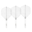 Nitro Flite Integrated Flight & Shaft White & Clear No2 by Red Dragon
