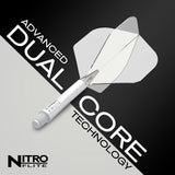 Nitro Flite Integrated Flight & Shaft White & Clear No2 by Red Dragon - view 6